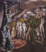 El Greco The Vision of St John oil on canvas